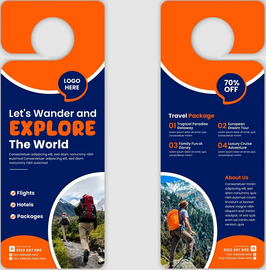 Travel & Tours Door Hanger 111