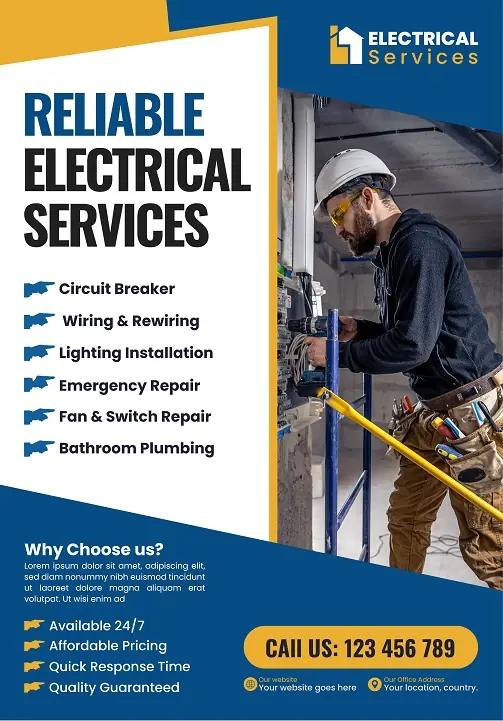 Electricians Flyers 140
