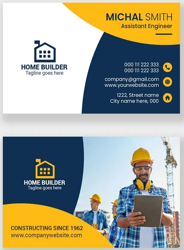 Construction Business Card 141