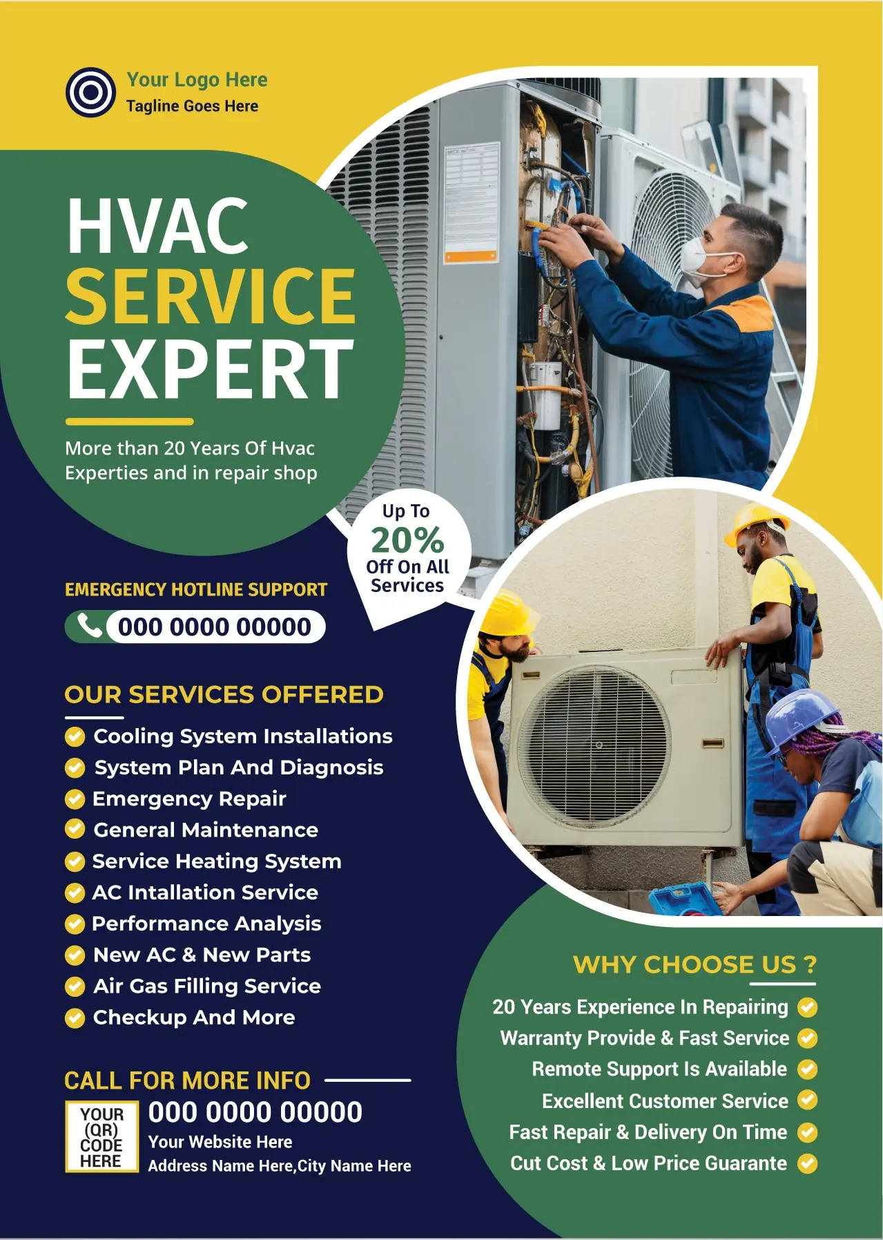 Heating & Air Conditioning Flyer 141