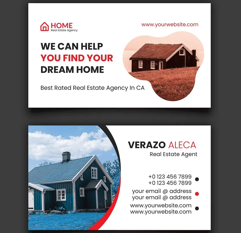 Real Estate Business Card 111