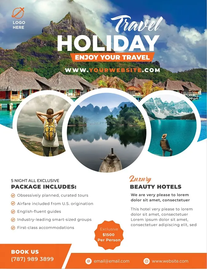 Travel & Tours Flyer 351