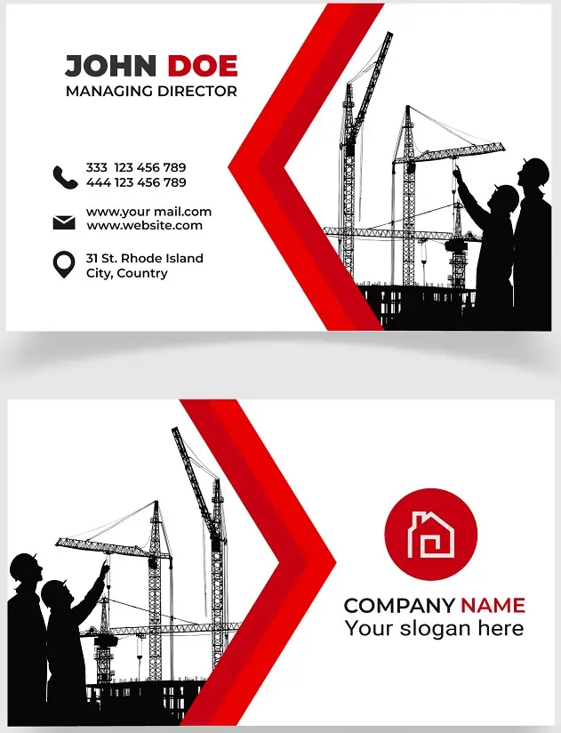 Construction Business Card 231