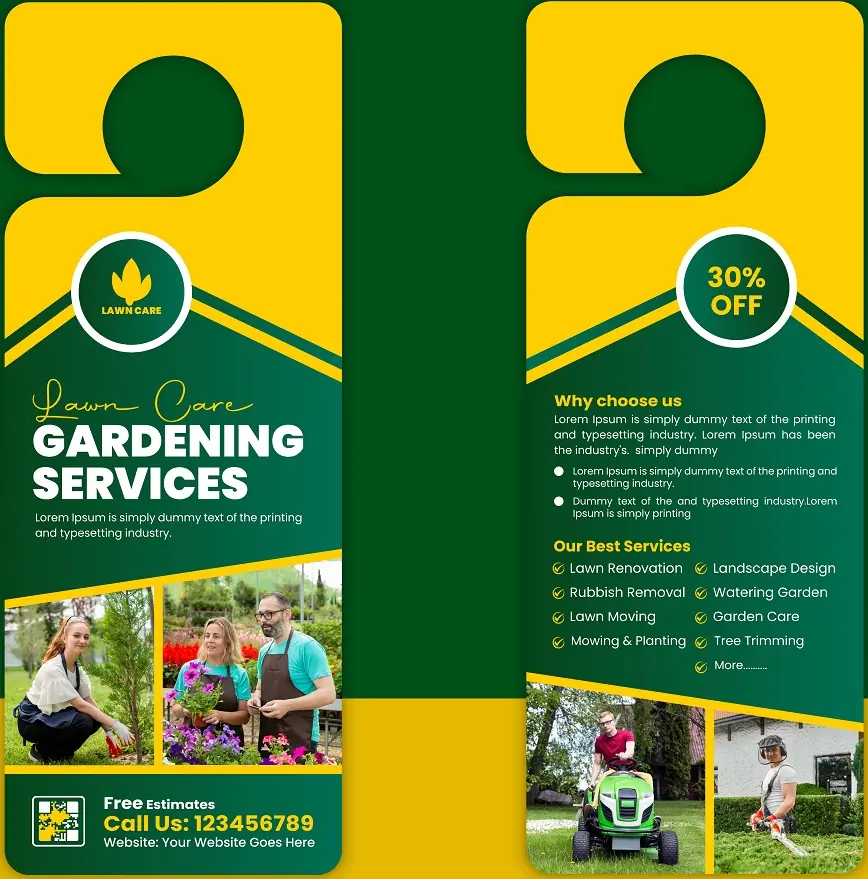 Gardening Door Hanger 191