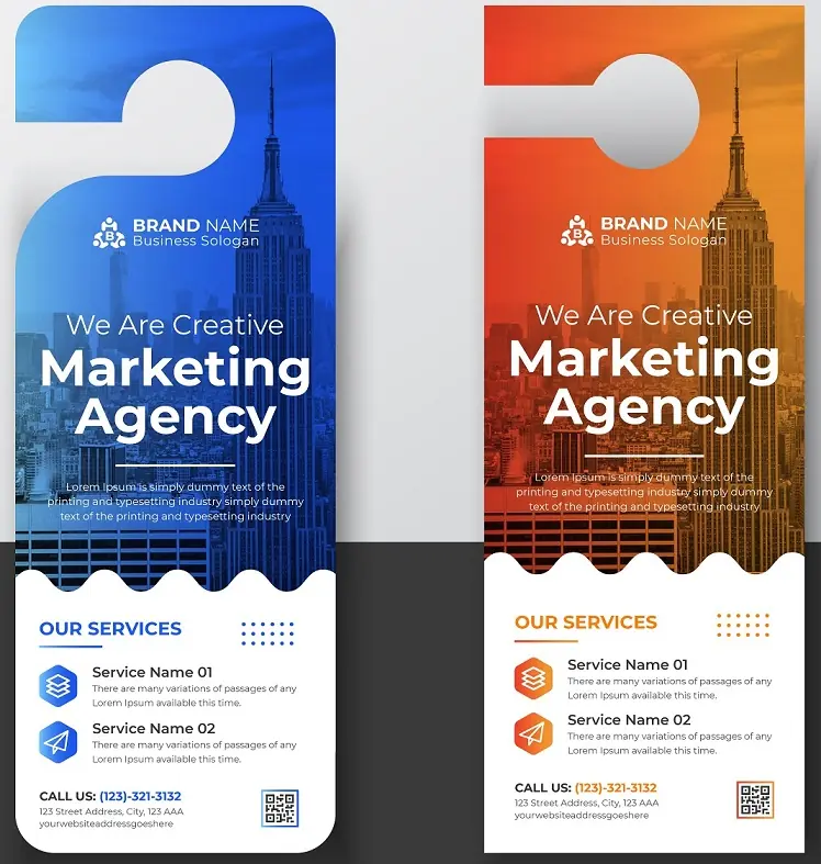 Finance Door Hanger 240