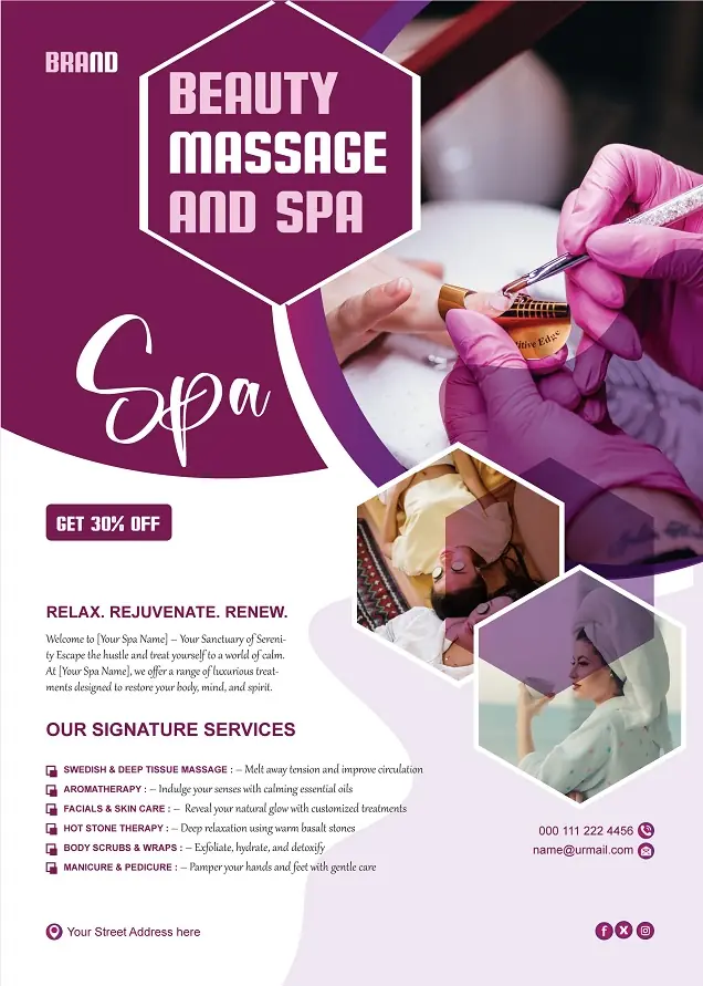 Salons & Spas Flyer 321
