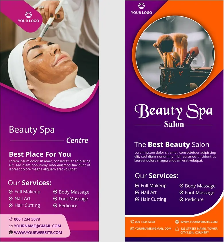 Salons & Spas Door Hanger 241