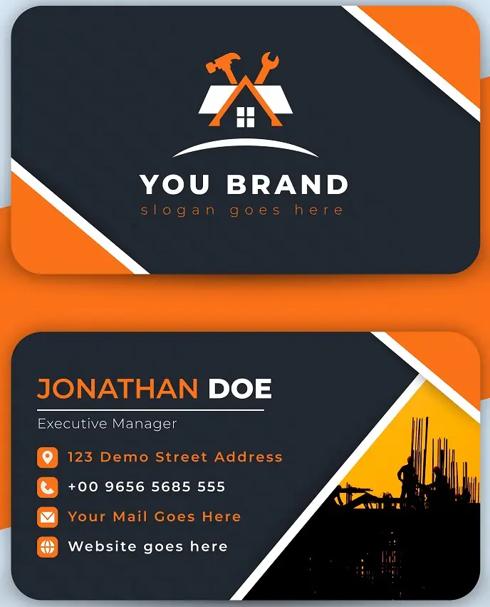 Construction Business Card 121