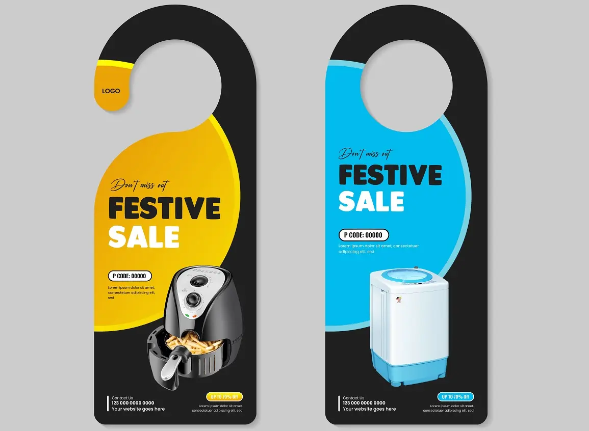 eCommerce Door Hanger 121