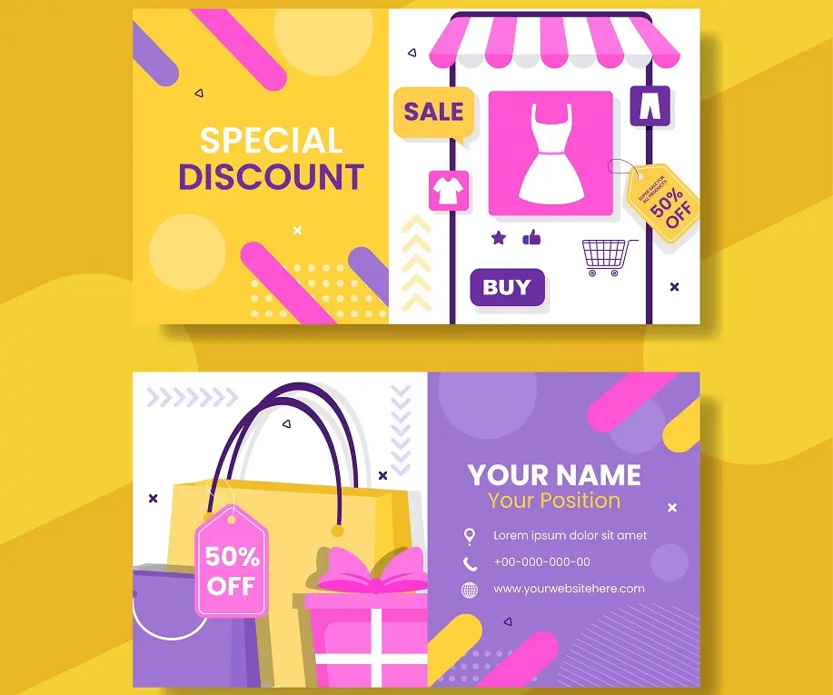 eCommerce Business Card 111