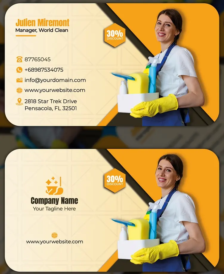 Cleaners Business Cards 161