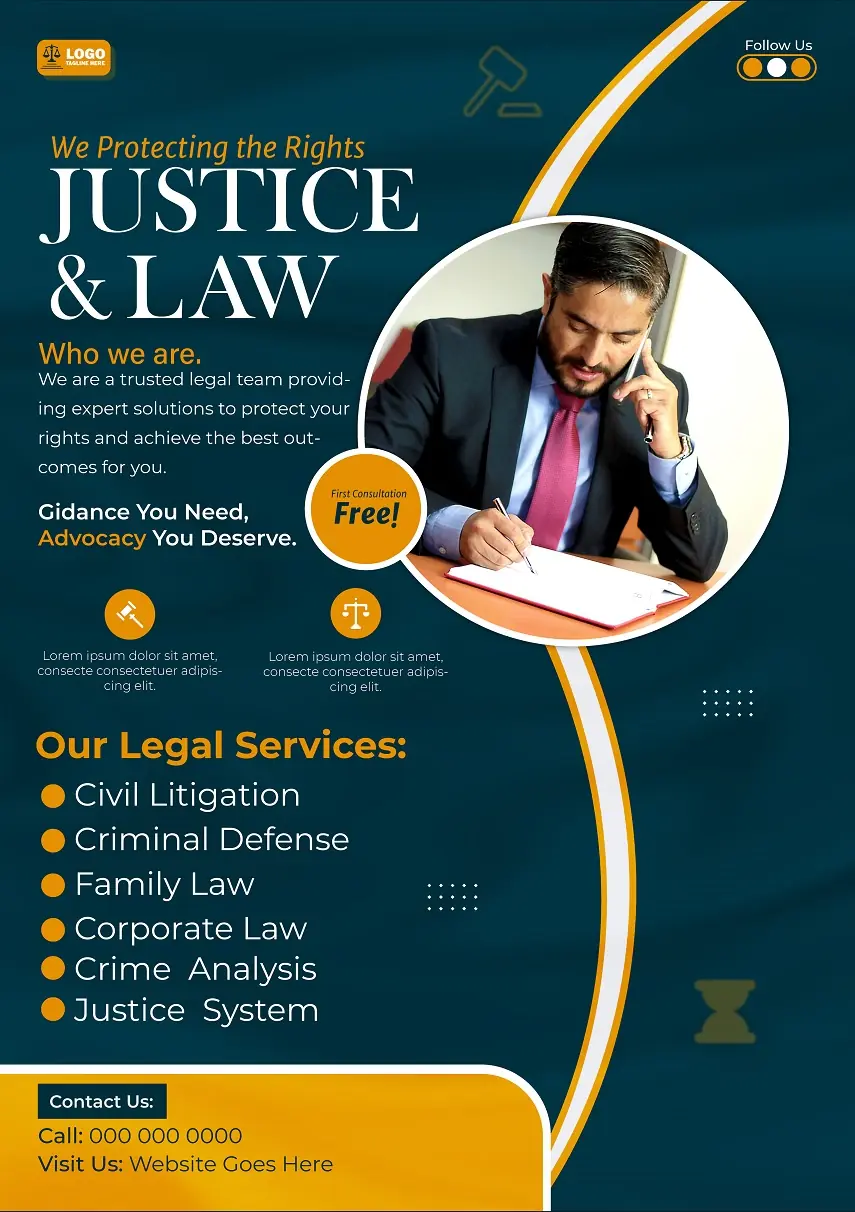 Law Firm Flyer 141