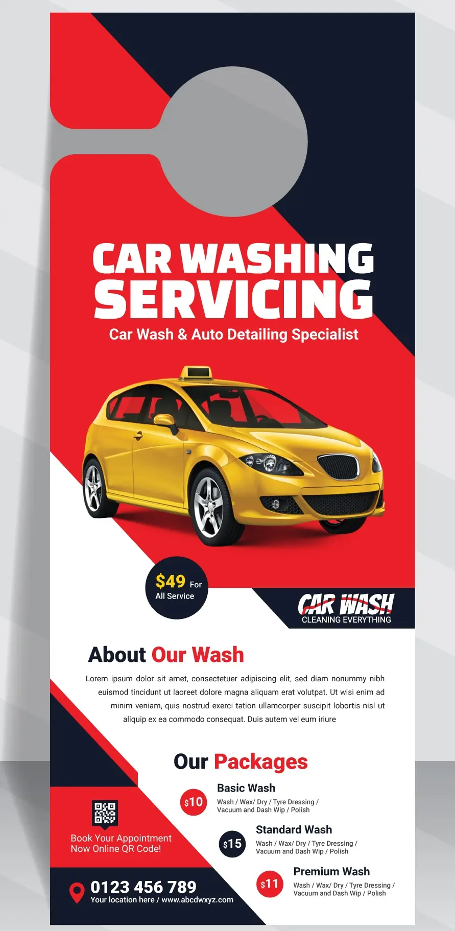 Automotive Door Hanger 111