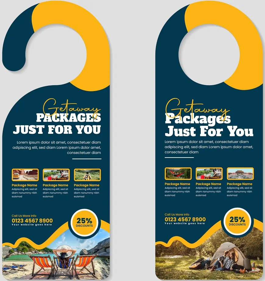 Travel & Tours Door Hanger 180