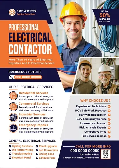 Electricians Flyers 110