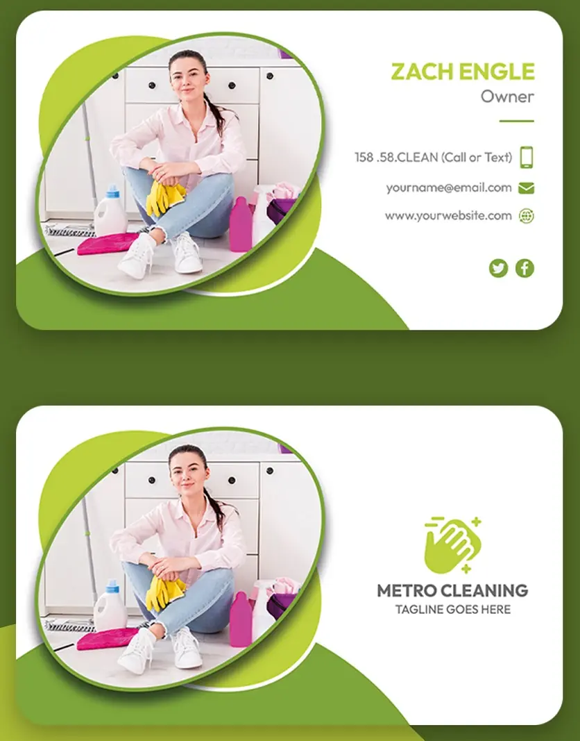 Cleaners Business Cards 241