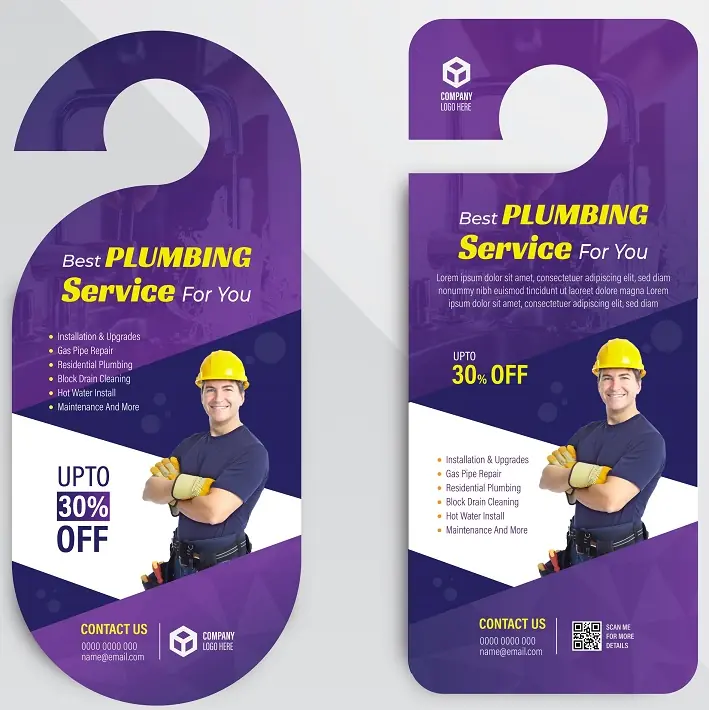 Roofers Door Hanger 111