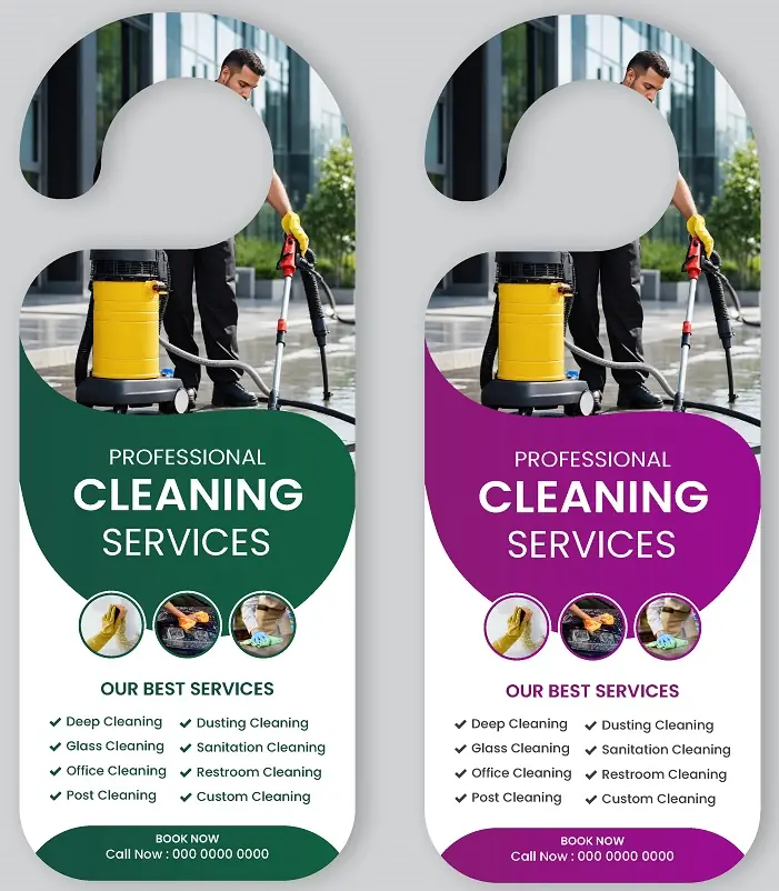 Cleaners Door Hanger 211