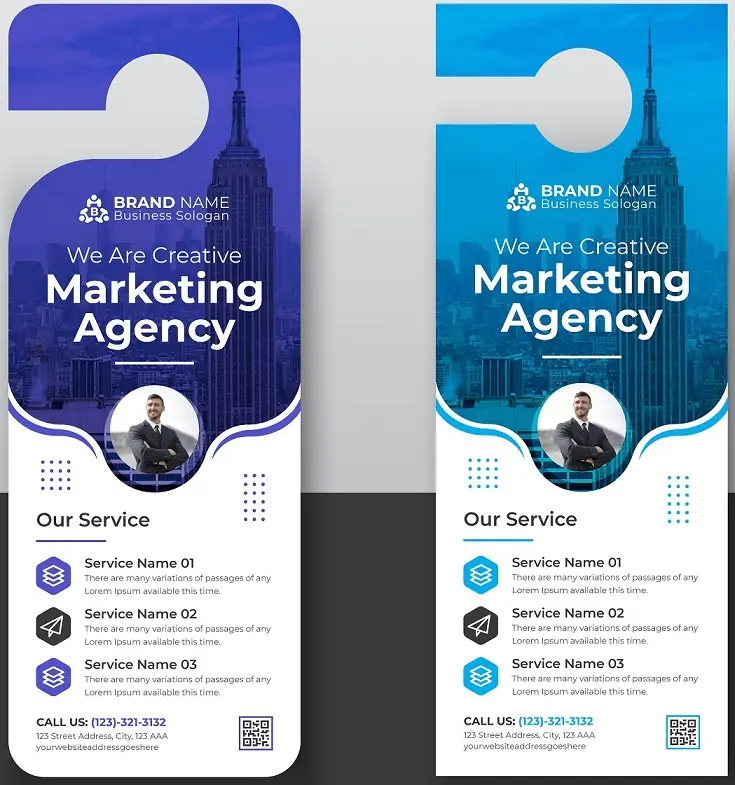 Finance Door Hanger 110